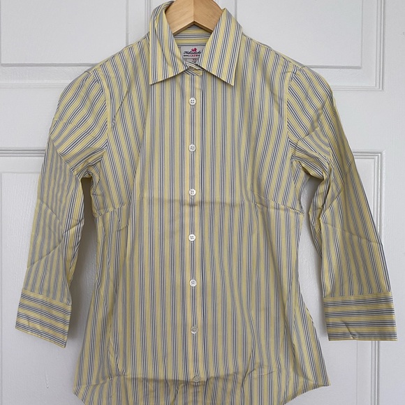 JCREW Haberdashery Slim-fit Stretch 3/4 Sleeve Shirt XS - Picture 3 of 5